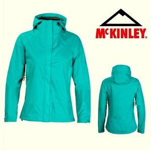 McKinley Alliston AquaMax Pro Rain Jacket in Spectra Green, size M